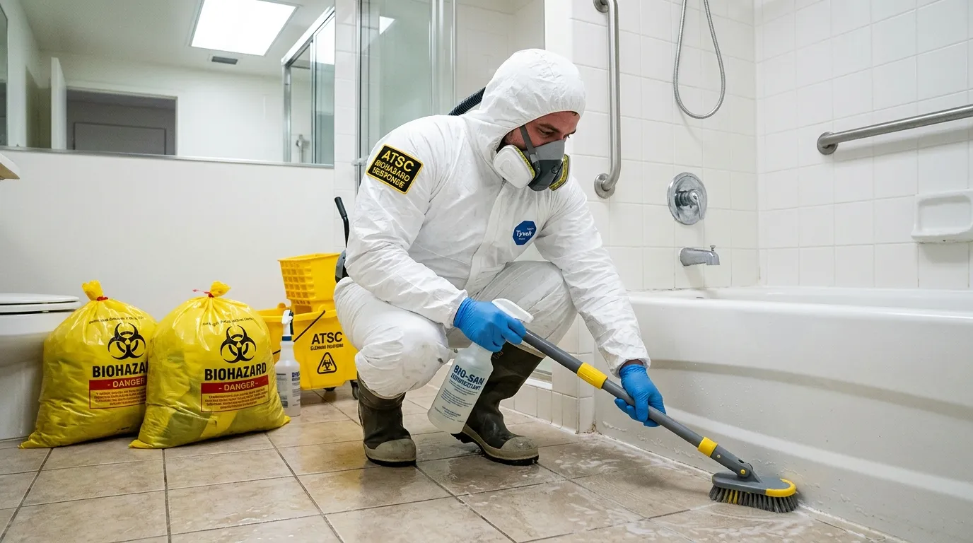 Decontamination equipment deployed for Blood Cleanup in Lemoore